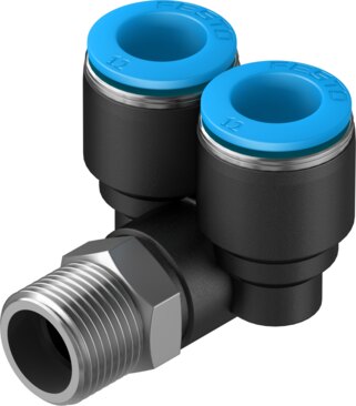 Push-in Y-fitting