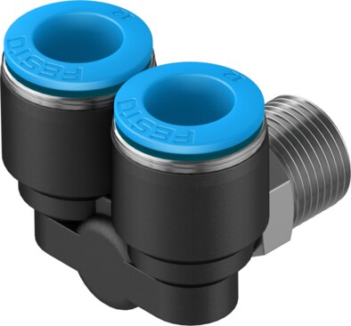 Push-in Y-fitting