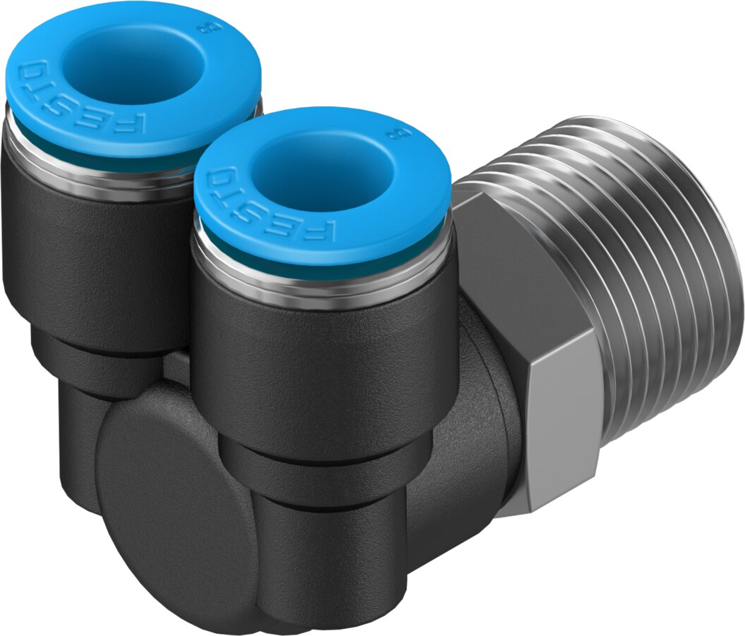 Push-in Y-fitting