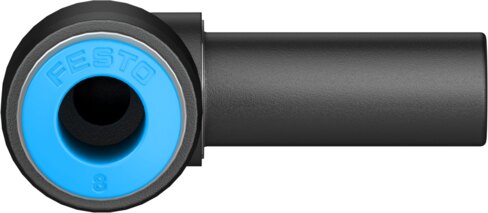 Push-in L-connector