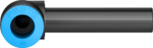 Push-in L-connector