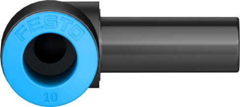 Push-in L-connector