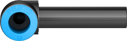 Push-in L-connector