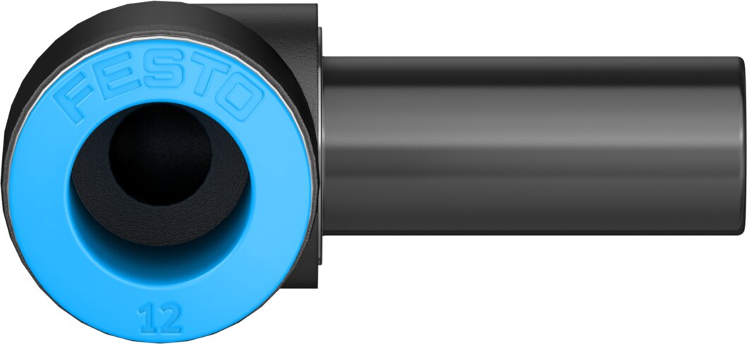 Push-in L-connector