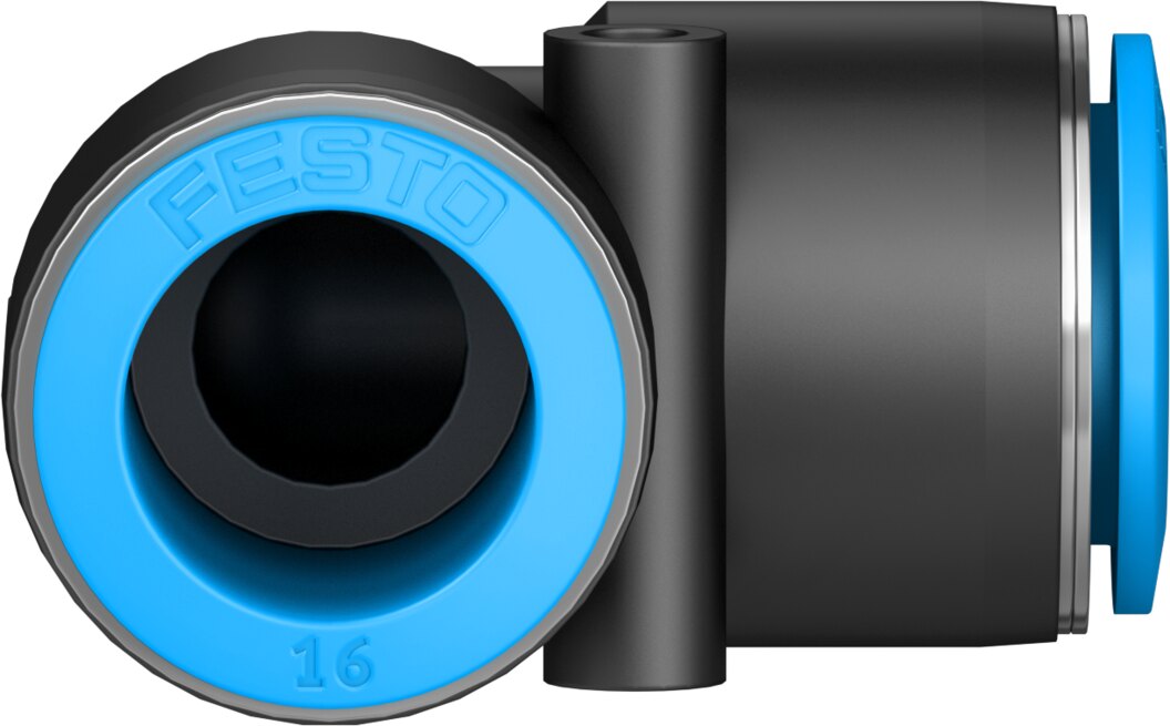Push-in L-connector