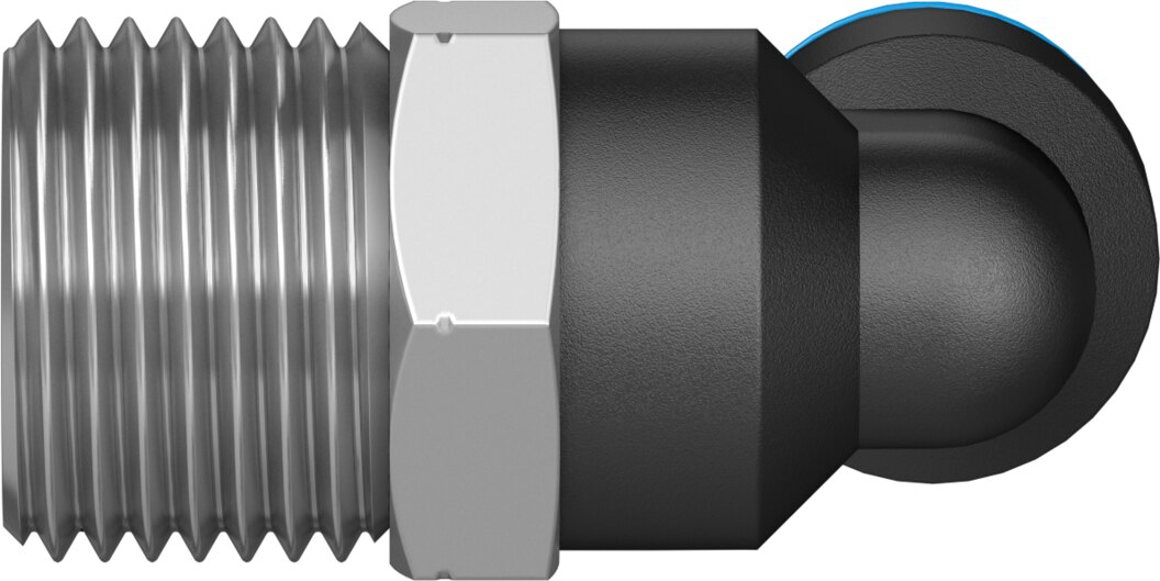 Push-in L-fitting