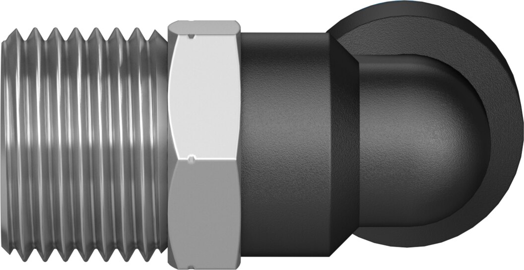 Push-in L-fitting
