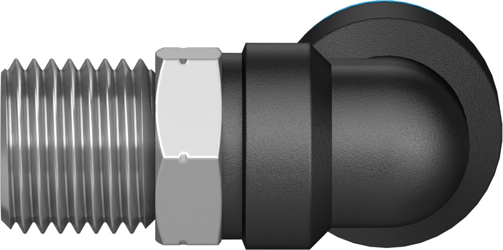 Push-in L-fitting