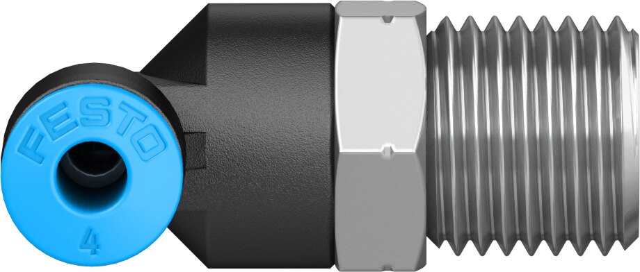 Push-in L-fitting
