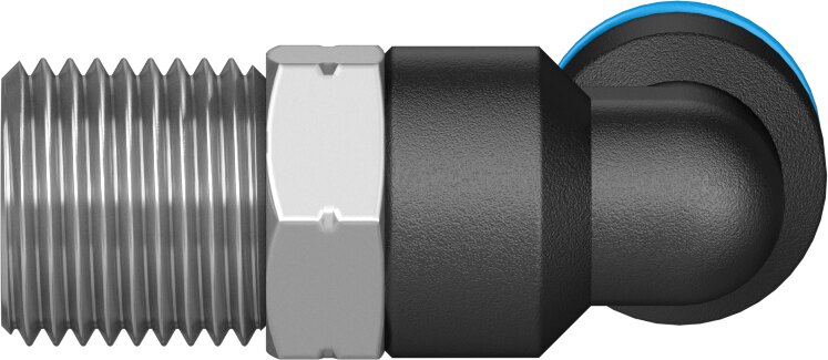 Push-in L-fitting