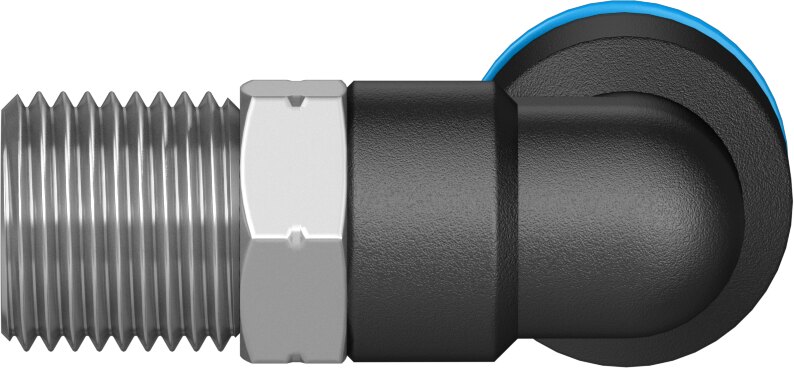 Push-in L-fitting