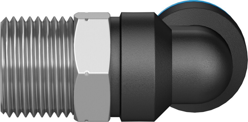 Push-in L-fitting