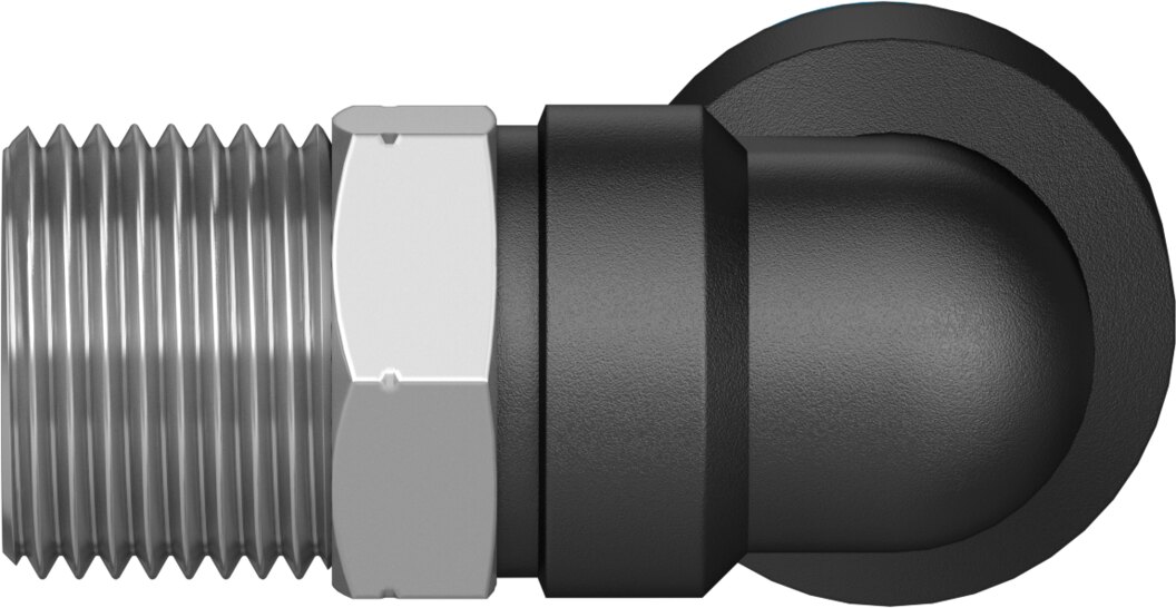 Push-in L-fitting