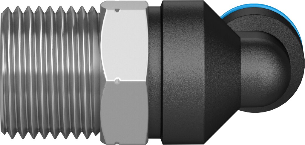 Push-in L-fitting