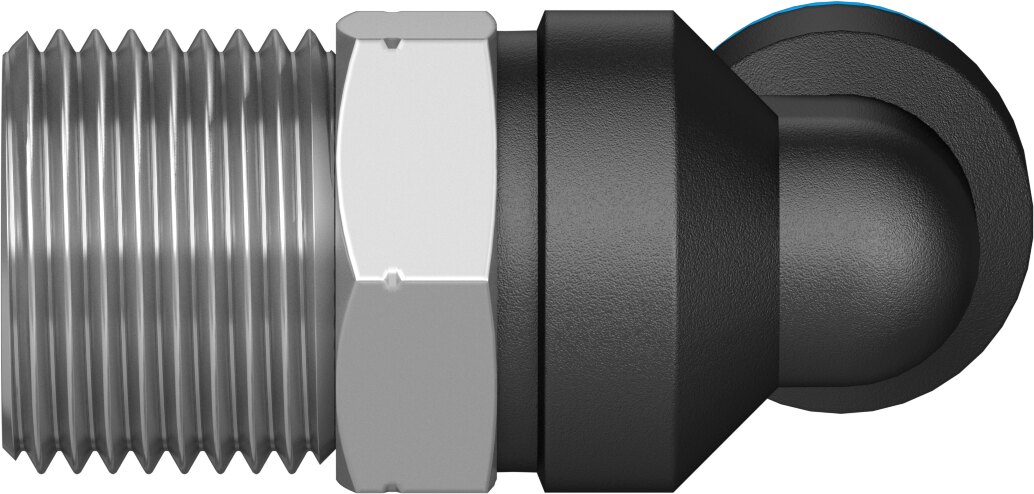 Push-in L-fitting