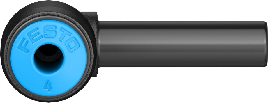 Push-in L-connector