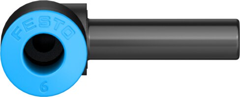 Push-in L-connector