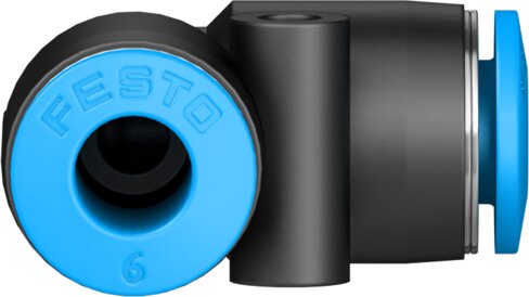Push-in L-connector