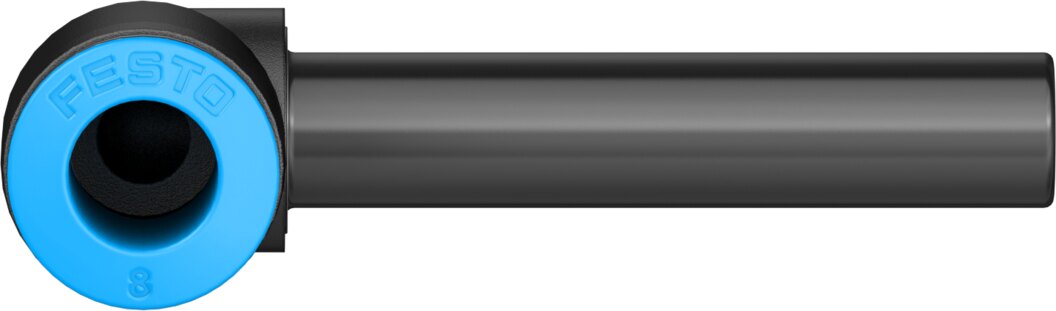 Push-in L-connector