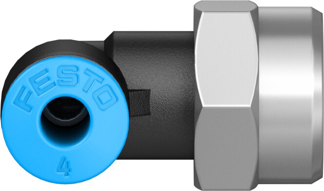 Push-in L-fitting
