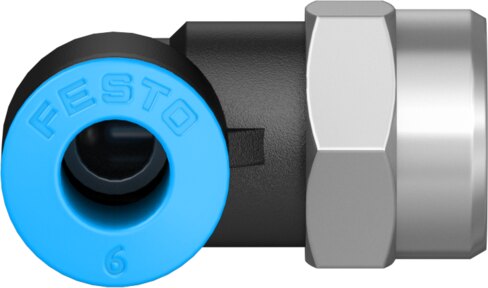 Push-in L-fitting