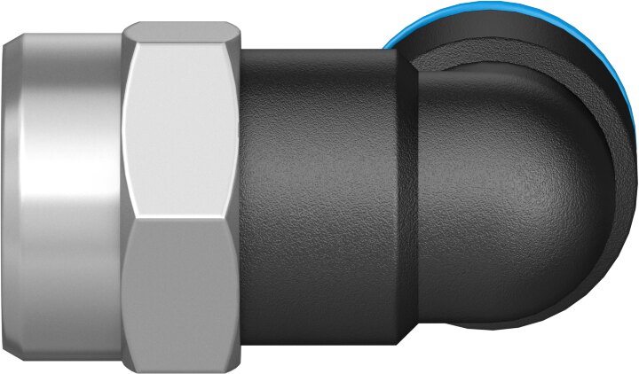 Push-in L-fitting