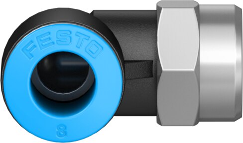 Push-in L-fitting