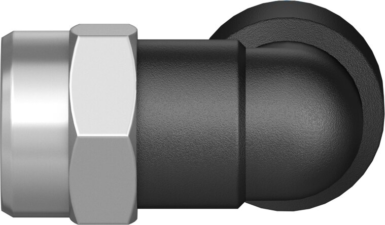 Push-in L-fitting