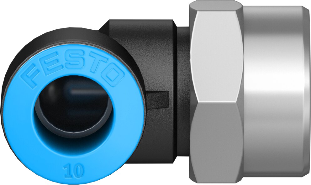 Push-in L-fitting