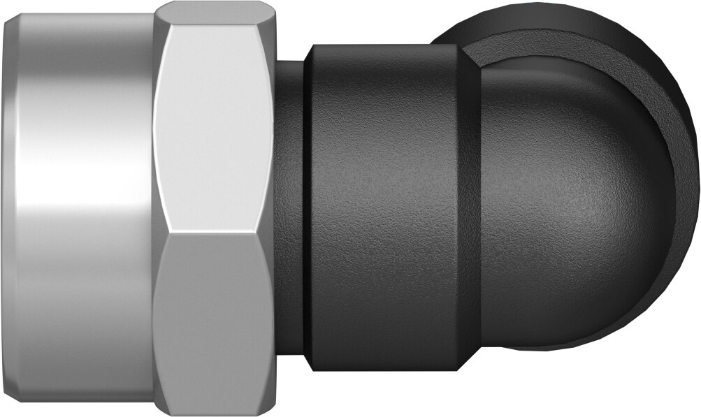 Push-in L-fitting