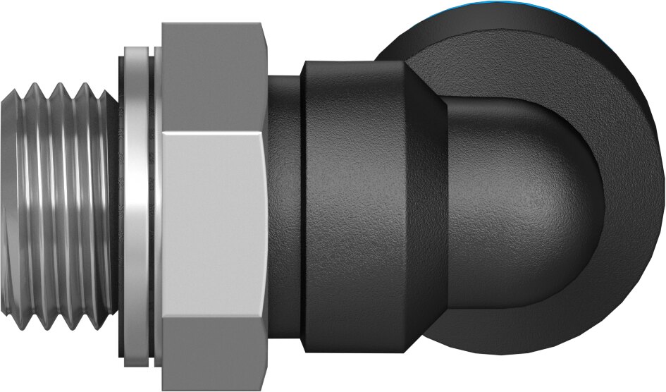 Push-in L-fitting