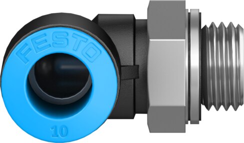 Push-in L-fitting