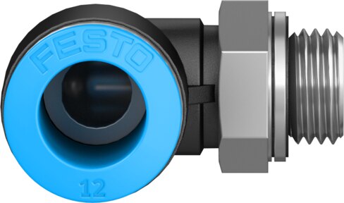Push-in L-fitting