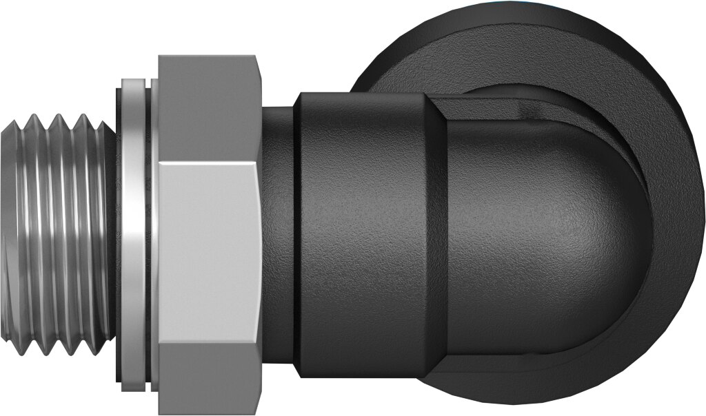 Push-in L-fitting