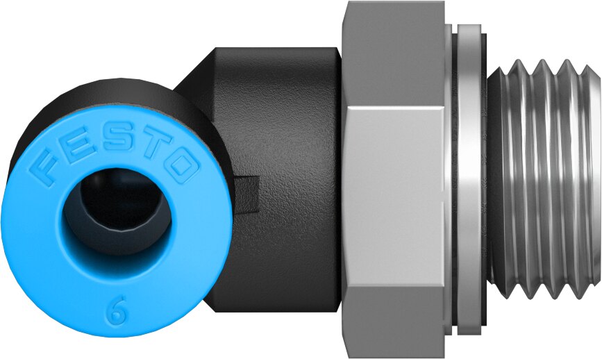Push-in L-fitting
