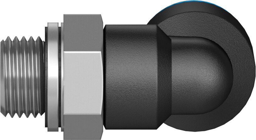 Push-in L-fitting