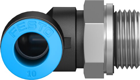 Push-in L-fitting