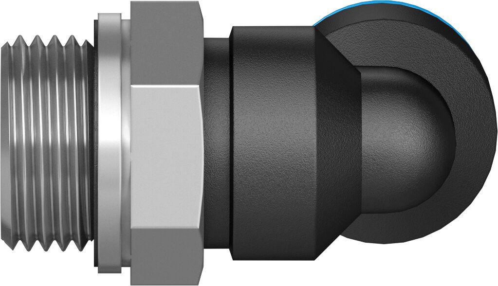 Push-in L-fitting