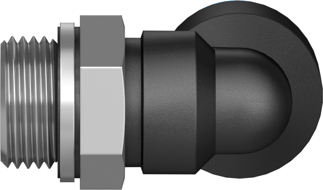 Push-in L-fitting
