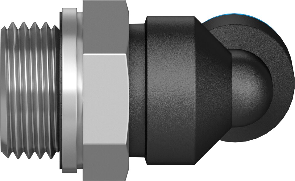 Push-in L-fitting