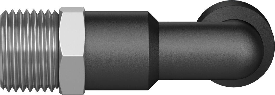 Push-in L-fitting, long
