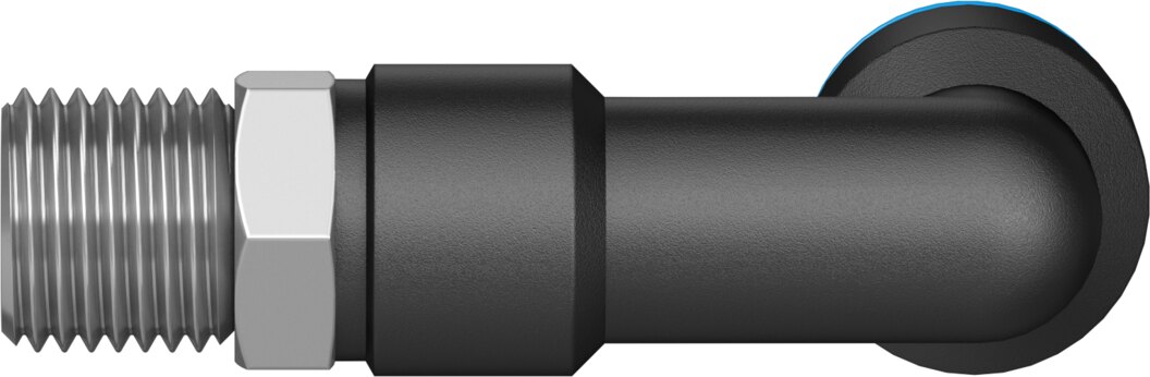 Push-in L-fitting, long