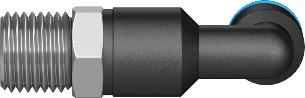 Push-in L-fitting, long