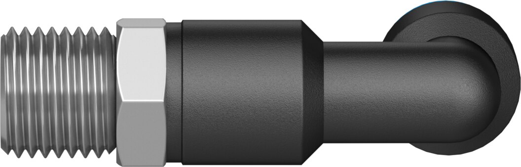 Push-in L-fitting, long