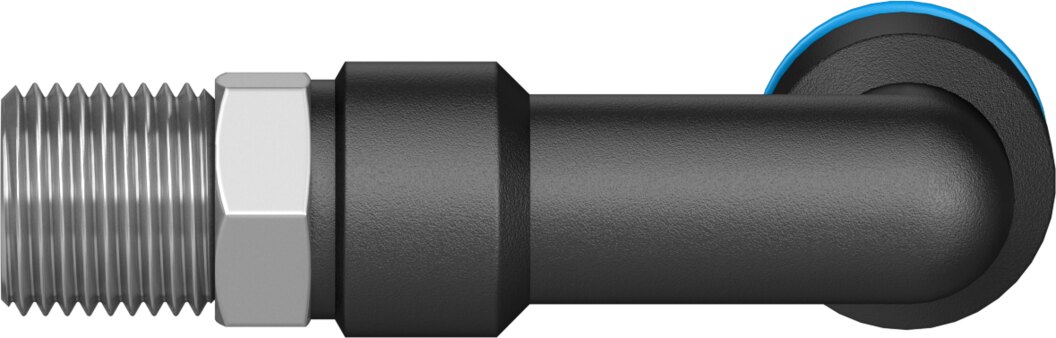 Push-in L-fitting, long