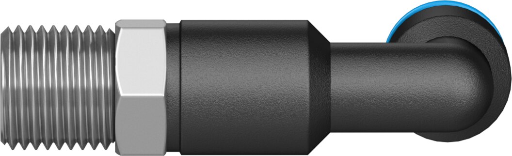 Push-in L-fitting, long
