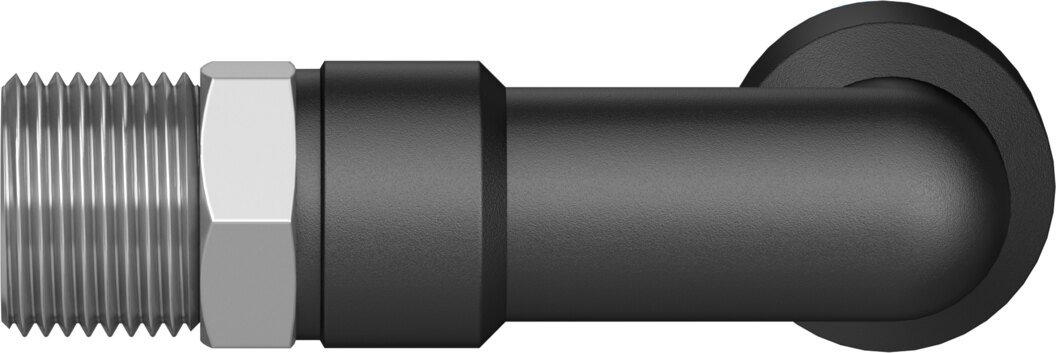 Push-in L-fitting, long