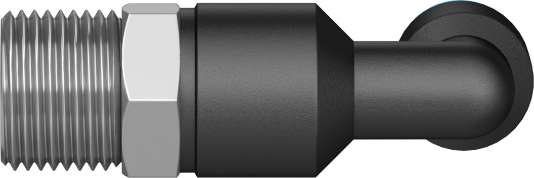Push-in L-fitting, long
