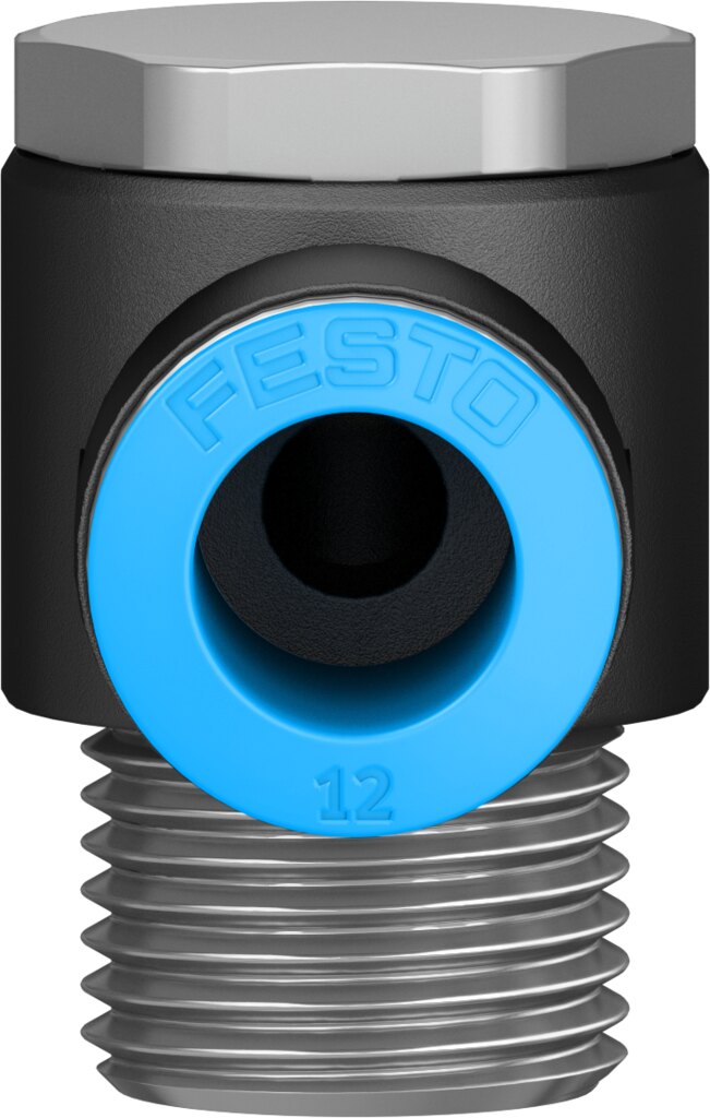 Push-in L-fitting