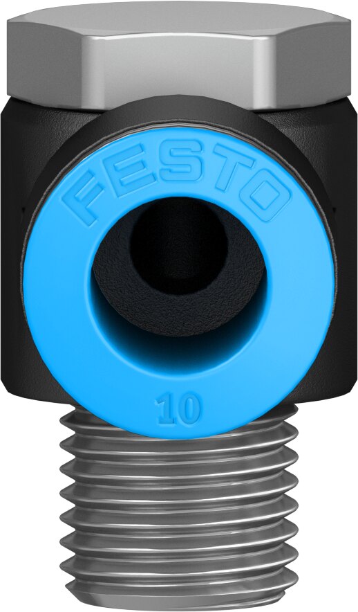 Push-in L-fitting